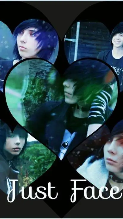 ai character: just face background