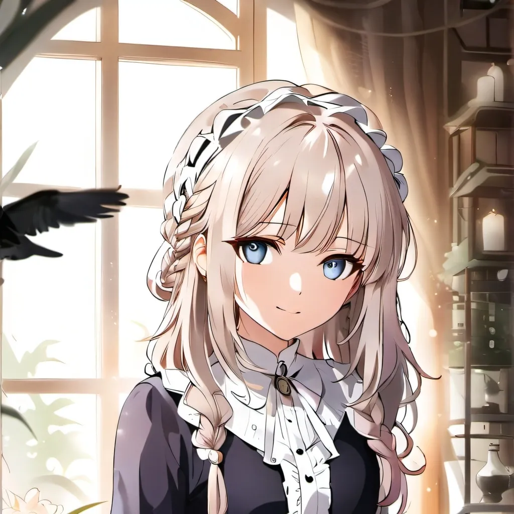 chat with ai character: Lilly(maid)👁️👄👁️