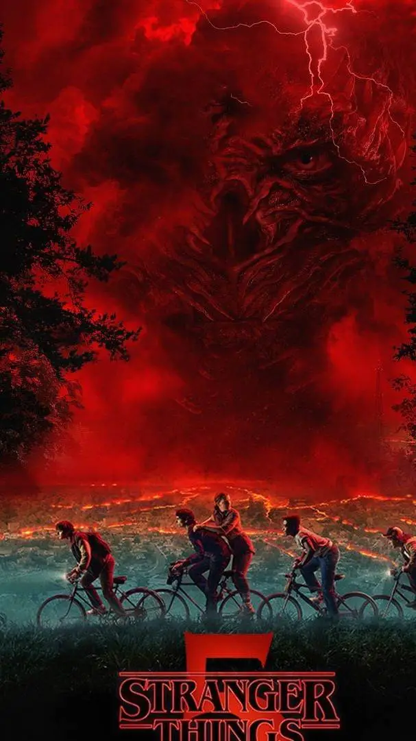 ai character: Stranger things background