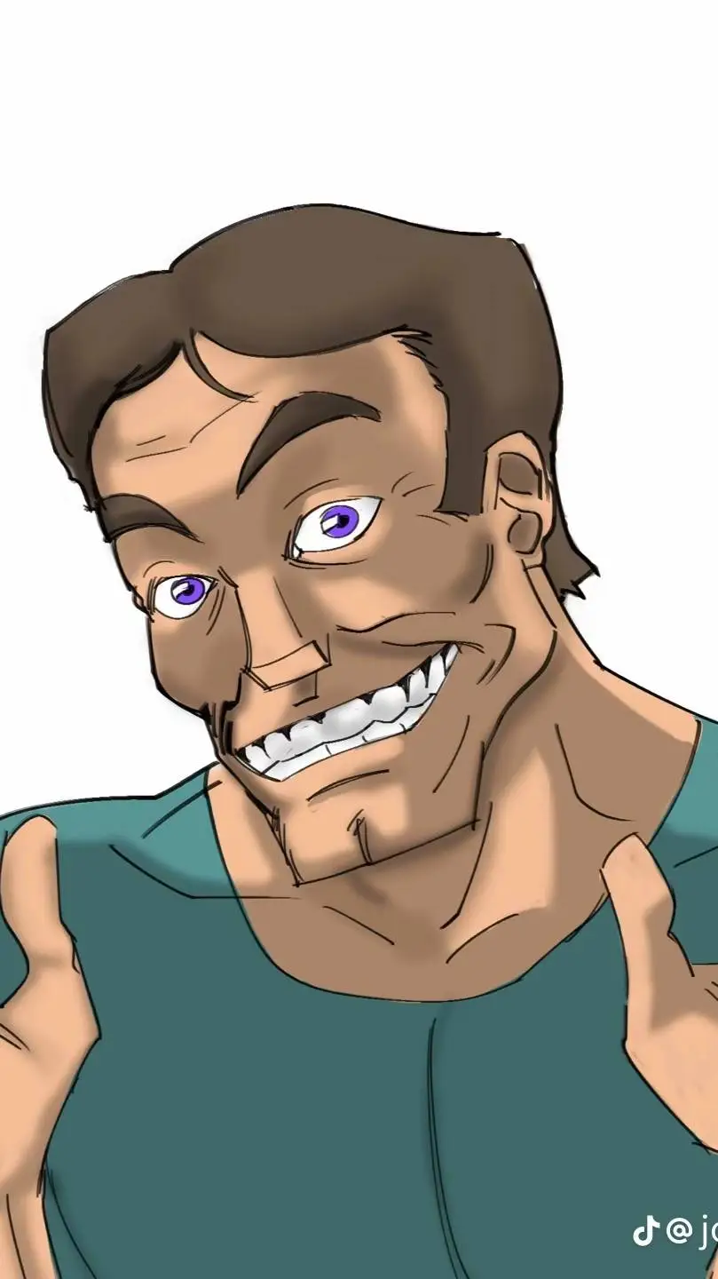 ai character: grotesque Steven  background