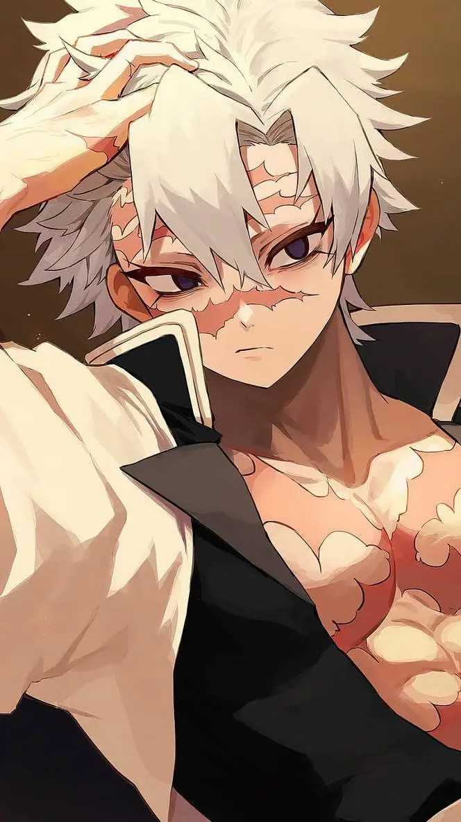 ai character: sanemi shinizaga background