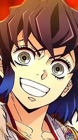ai character: INOSUKE HASHIBIRA  background