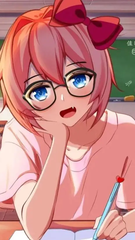 ai character: sayori  background