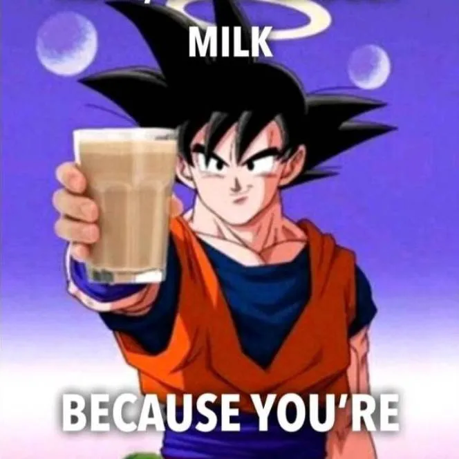 chat with ai character: Choccy milk Goku