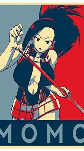ai character: Momo Yaoyorozu  background