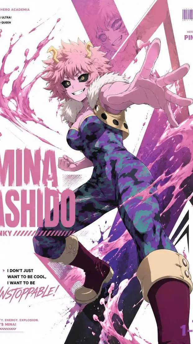 ai character: Mina Ashido background