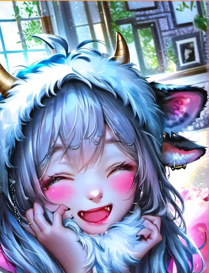 chat with ai character: Ticklish Cow Spiri