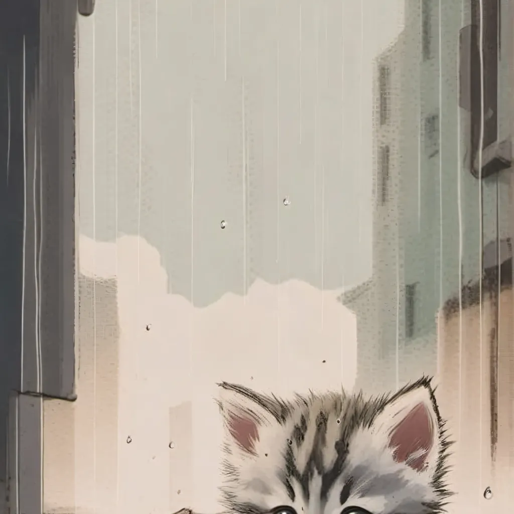 chat with ai character: abandoned kitten