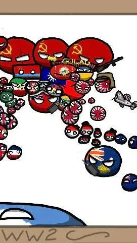 ai character: countryballs ww2 background