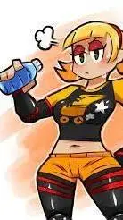 ai character: roxi roller❤️‍🔥 background