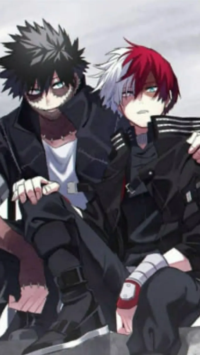 ai character: Dabi 💙💙💙 background