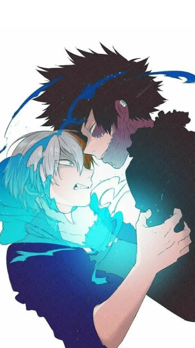 ai character: Dabi 💙💙💙💙 background