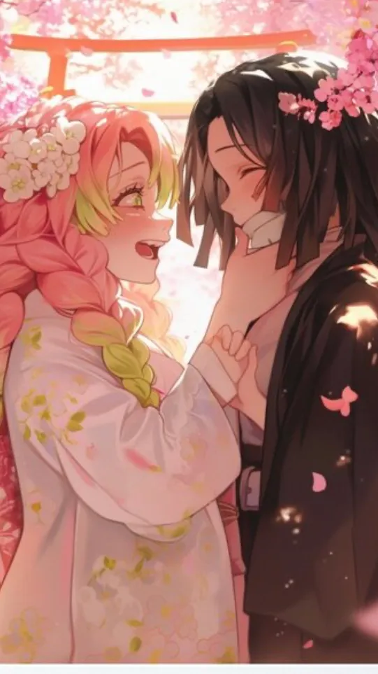 ai character: Mitsuri x Obanai! background