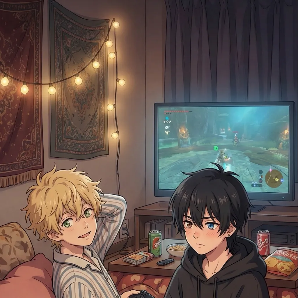 chat with ai character: *^Boys_sleepover^*