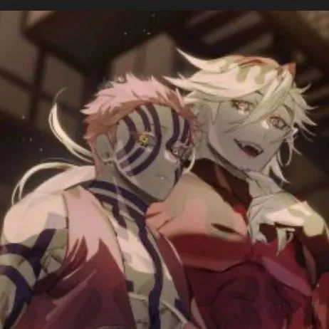 chat with ai character: Akaza and Douma 