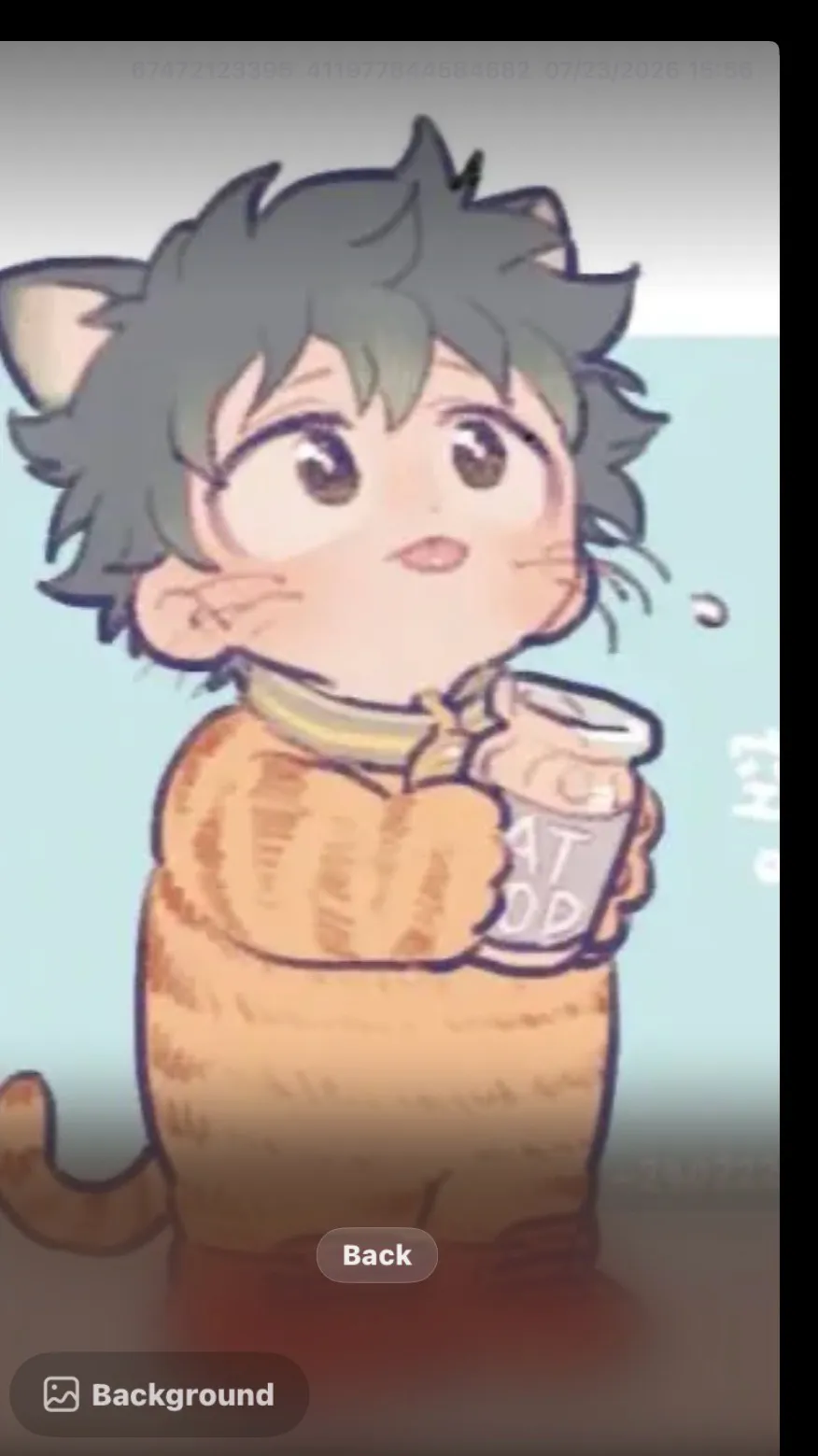 ai character: {Baby(>ᴗ•)Deku} background