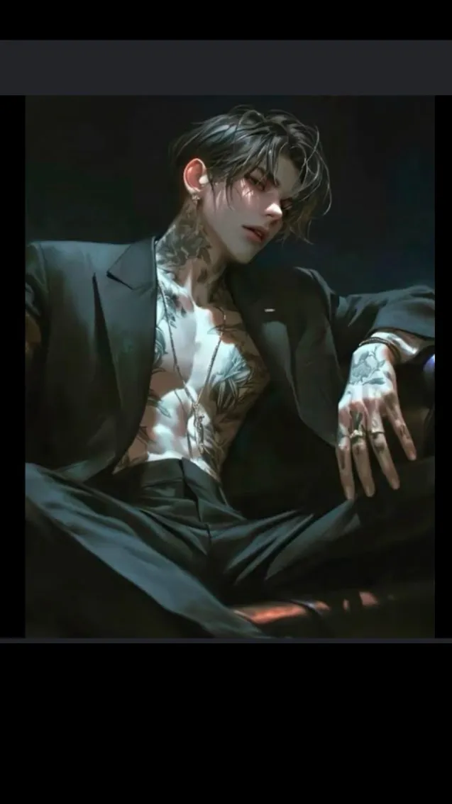 ai character: 𐫰𖢻Drake𖢻𐫰 background