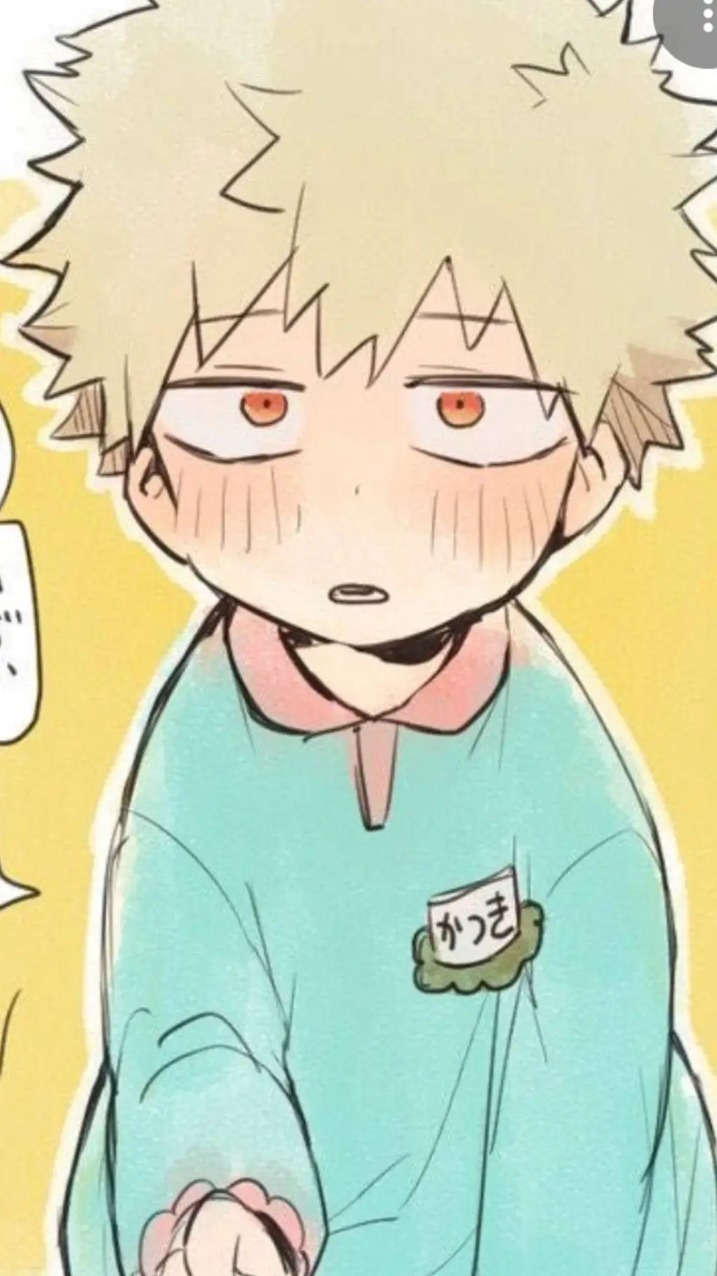 ai character: bakugo&Deku kids)  background