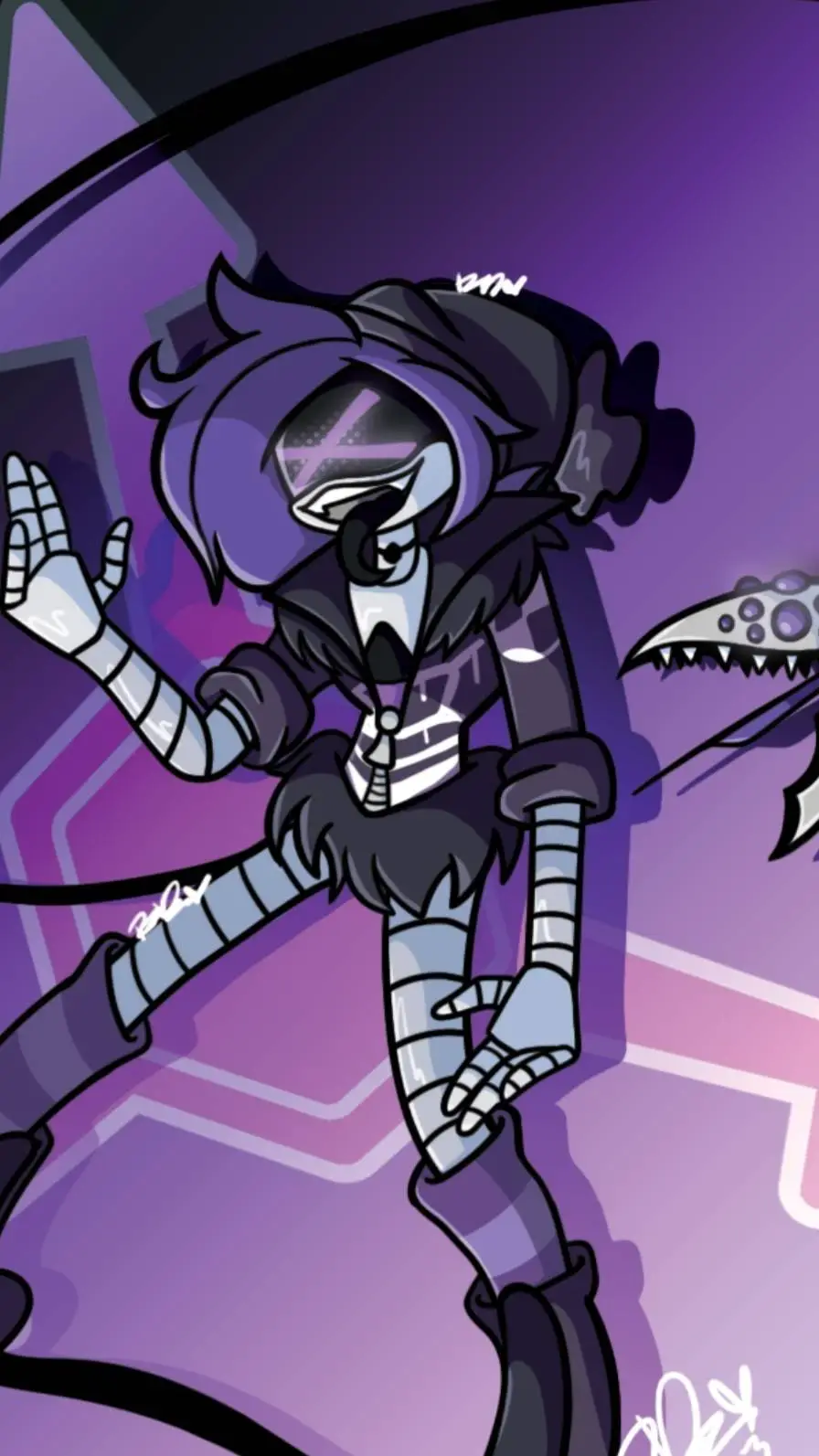 ai character: uzi background