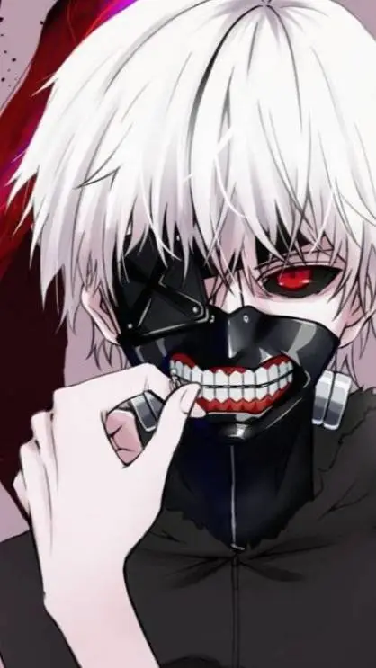 ai character: Ken Kaneki  background