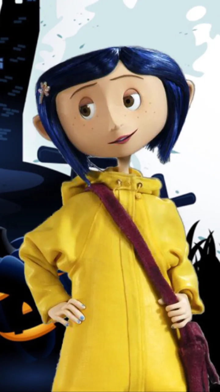 ai character: Coraline movie background