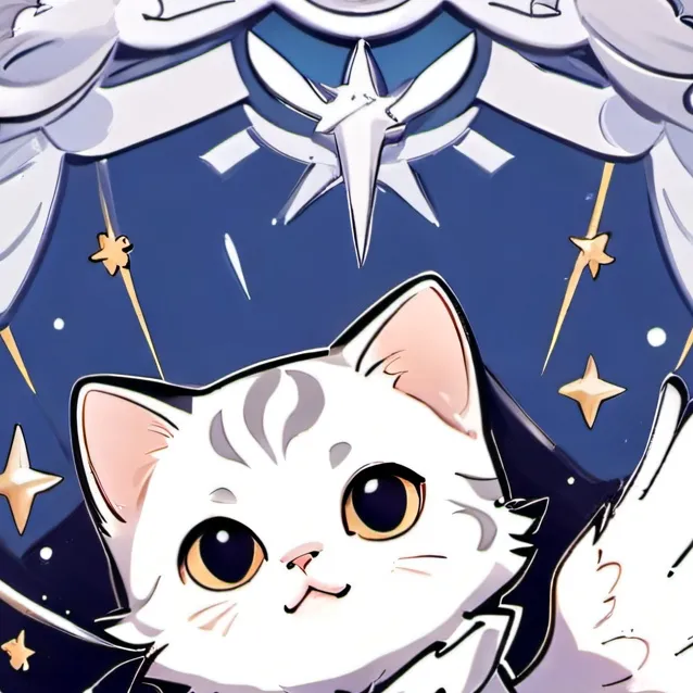 chat with ai character: flying kitten