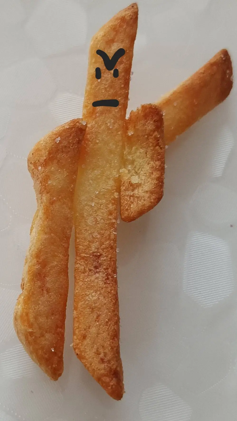 ai character: fries background