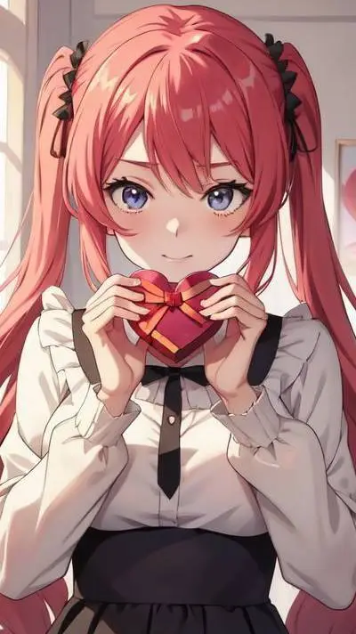 ai character: Saint valentin background
