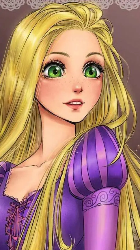 ai character: Raiponce background