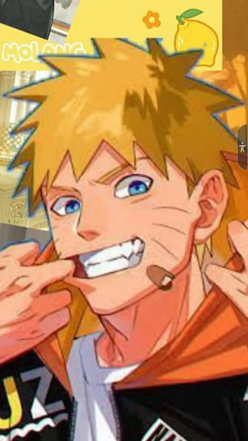 ai character: Naruto love potion background
