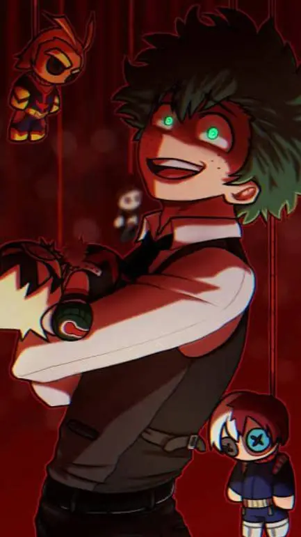 ai character: Deku villano  background