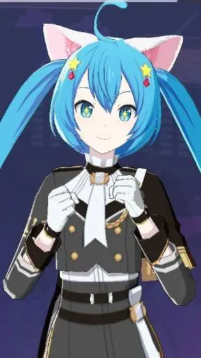 ai character: miku caliente  background