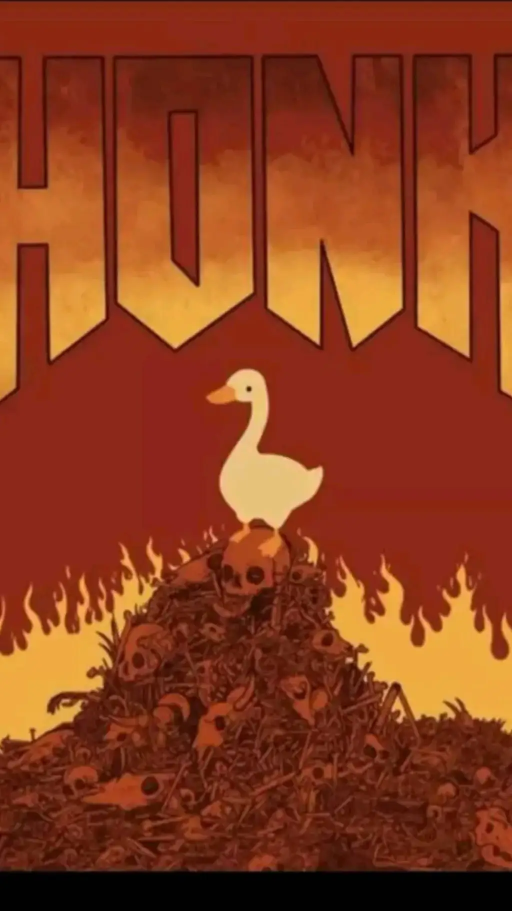 ai character: Doom gose background