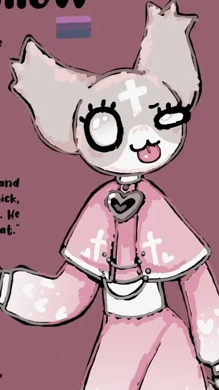 ai character: Marshmallow  background