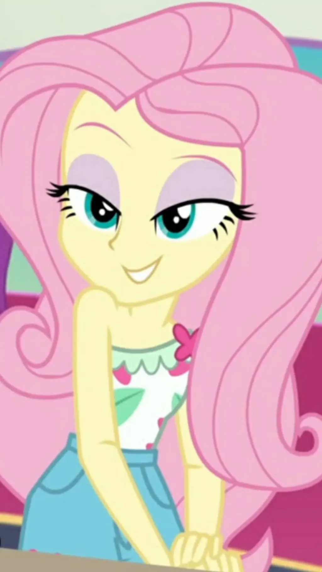 ai character: fluttershy  background