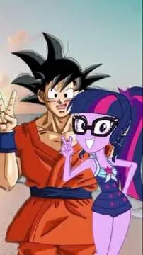 ai character: twilight x goku background