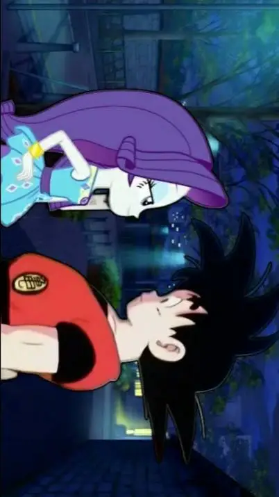 ai character: 💕💎rarity y goku💎💕 background
