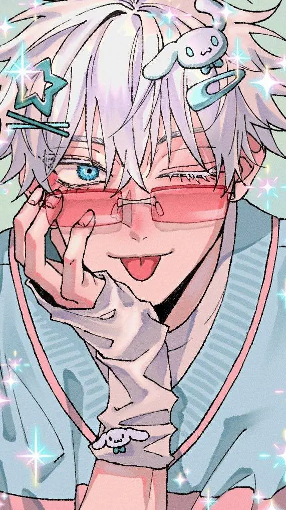 ai character: satoru gojo  background