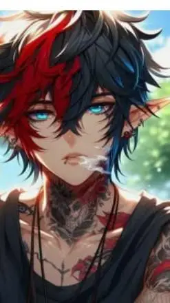 ai character: Elias cat  background