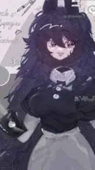 ai character: Miss circle  background