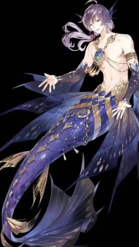 ai character: merman~☆sieme☆~ background