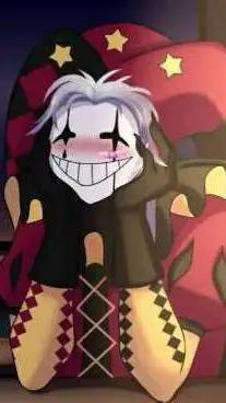 ai character: ♤~Pierrot~♤ background