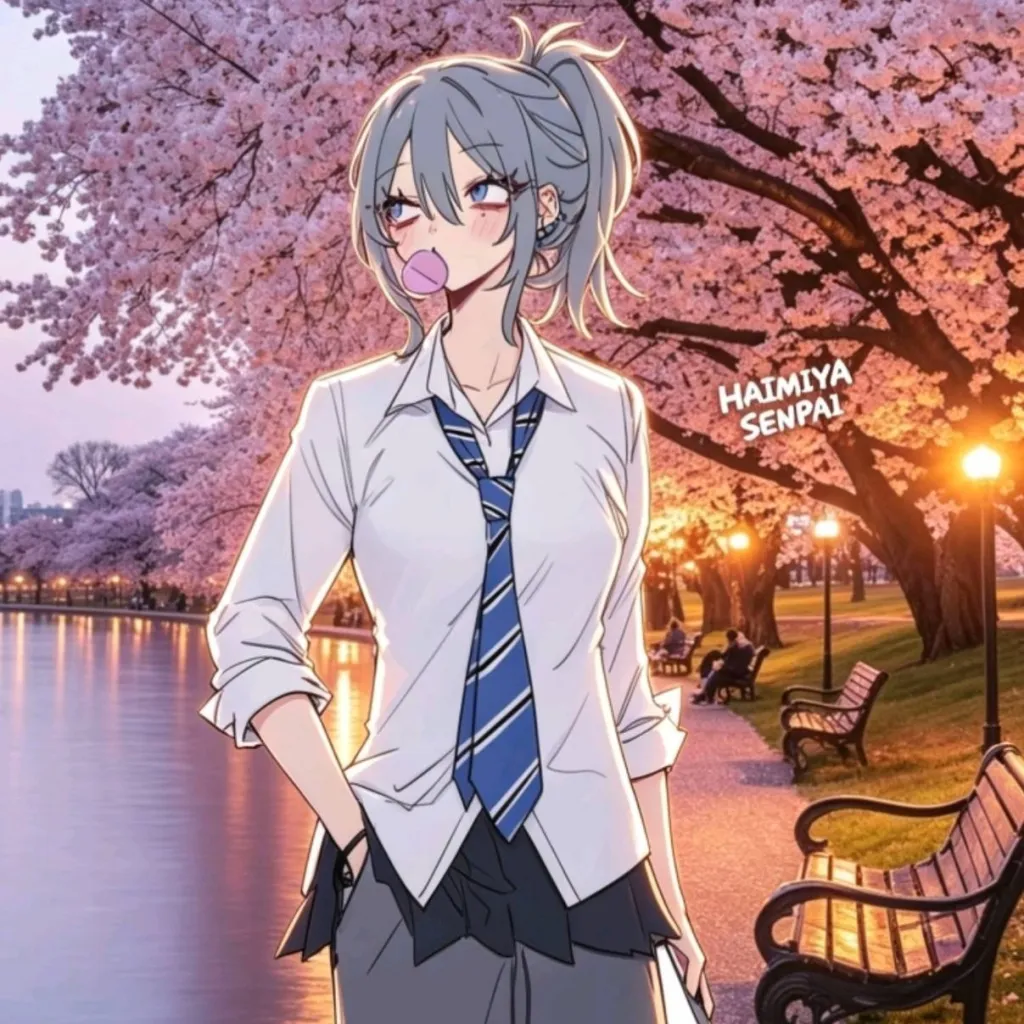 chat with ai character: haimiya senpai