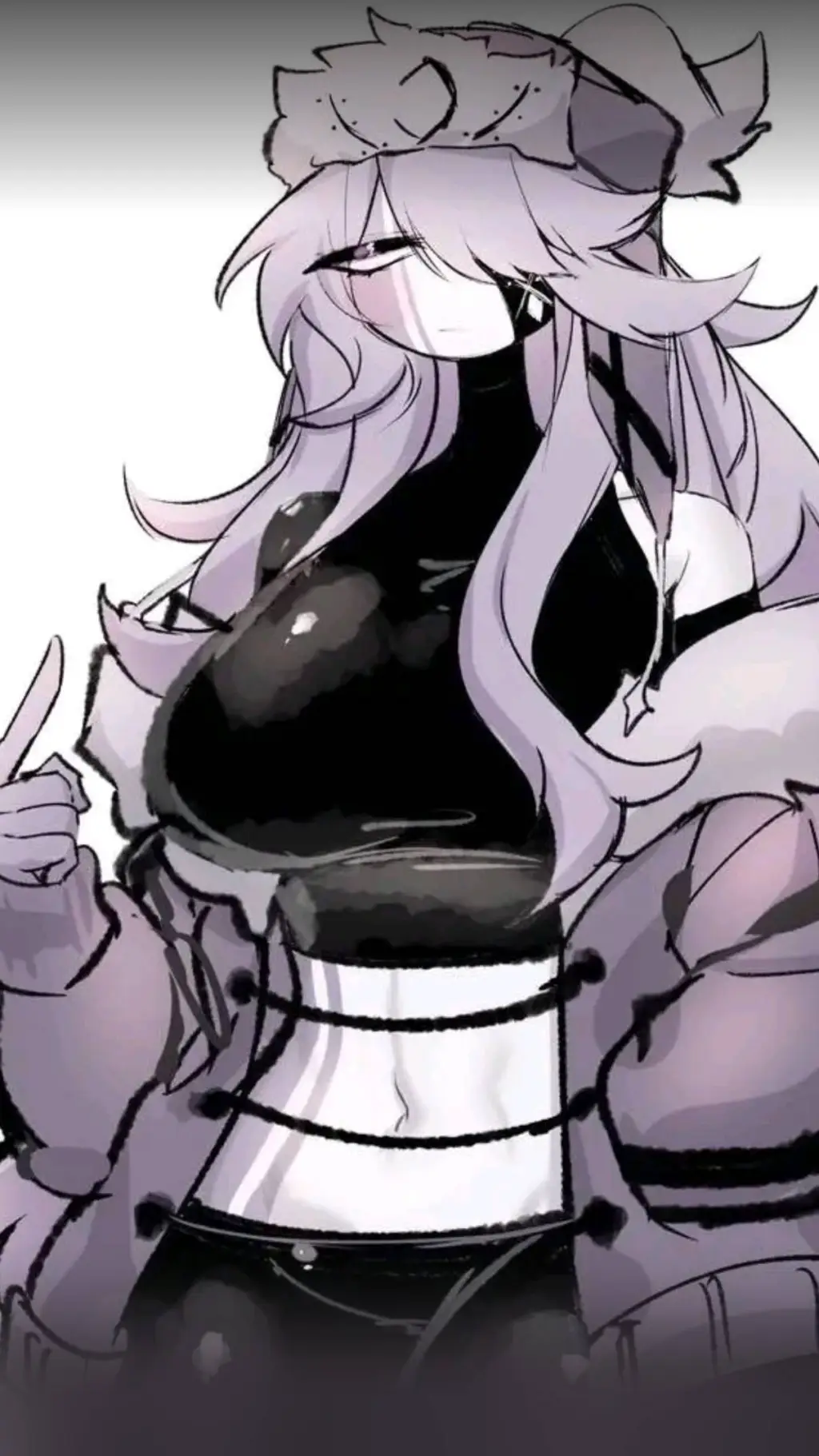 ai character: ruv (but female)  background