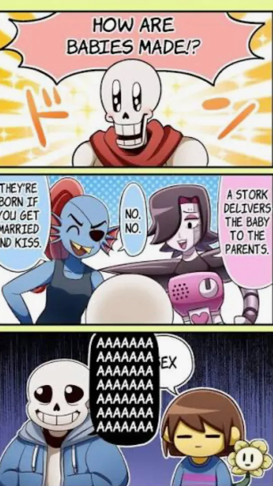 ai character: Undertale background