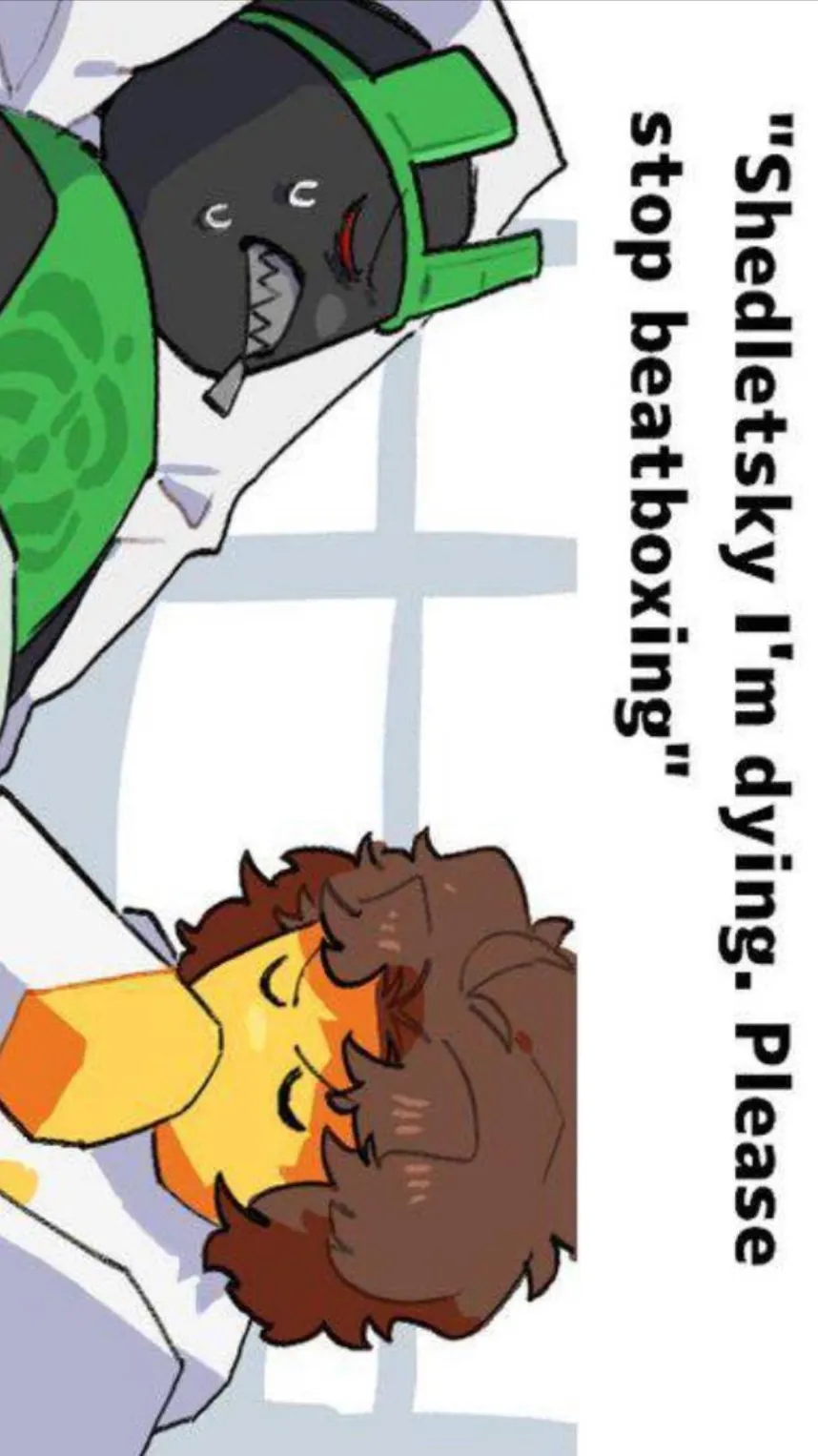 ai character: Forsaken sleepover background
