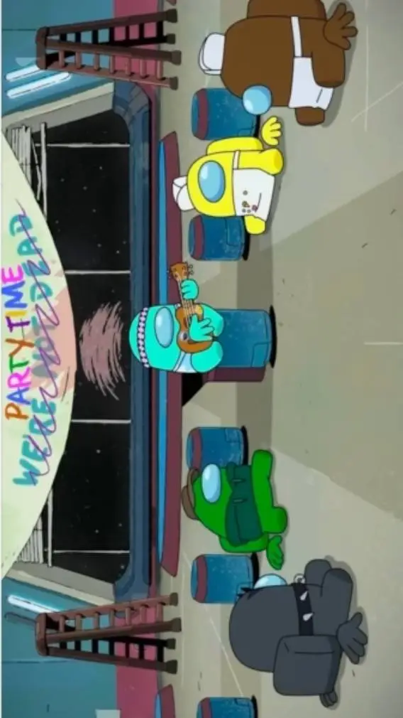 ai character: tha among us show! background