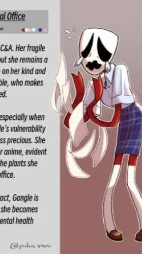 ai character: Gangle🪡🎭[TADC] background