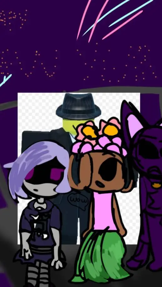 ai character: All Fandom NewYear background