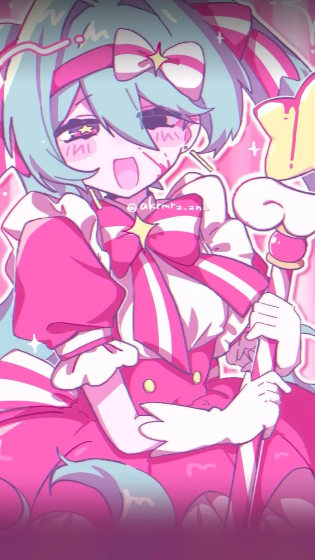 ai character: Hatsune miku background